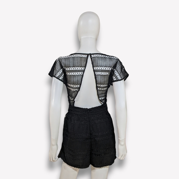 Tularosa Black Brynn Romper, XS - Picture 7 of 11